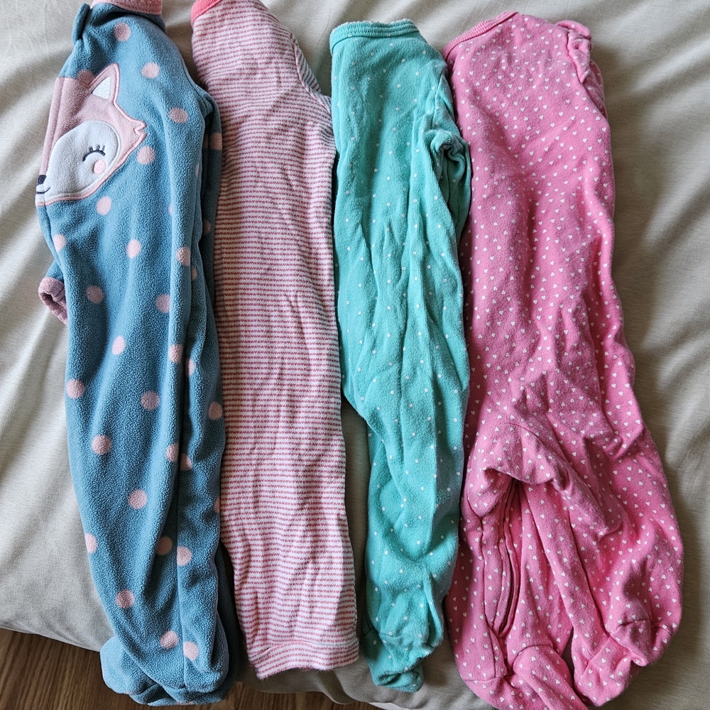 Carter Baby Girl Onesie Bundle
